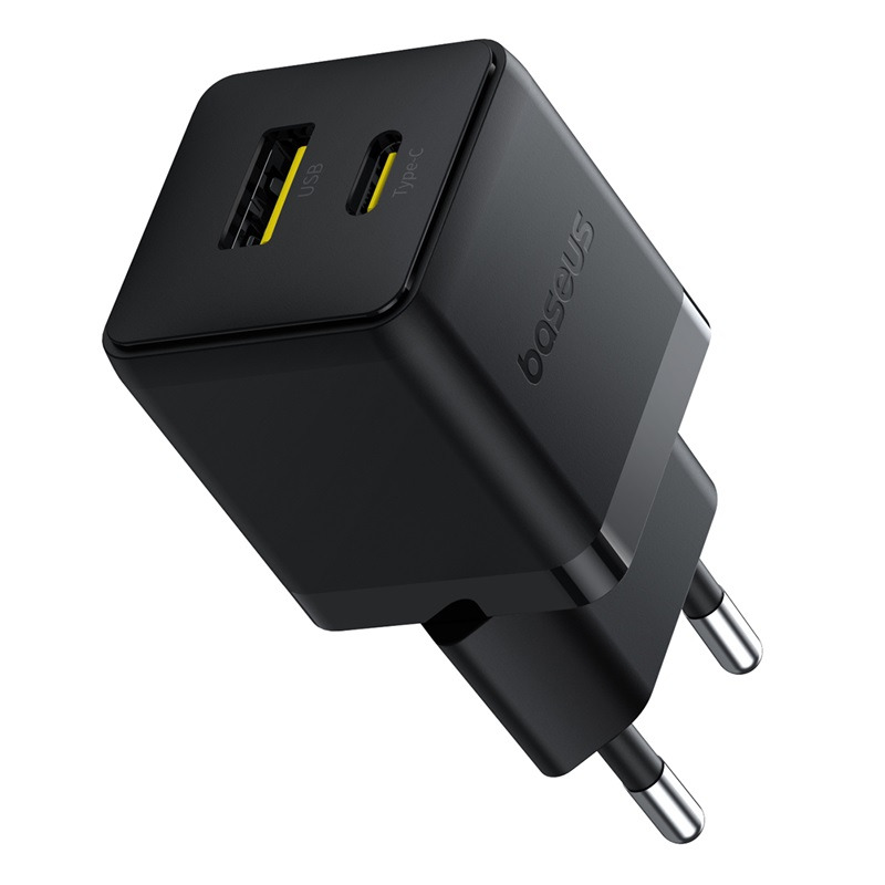 Baseus Palm Fast Charger C+U 20W - Black - Without Cable