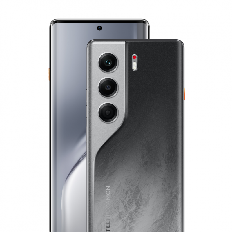 TECNO CAMON 40 Pro - Galaxy Black - 256GB ROM + 16GB RAM* (8GB + 8GB Extended)
